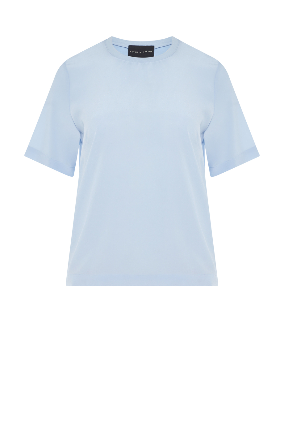 Niebieska bluzka Brigette z jedwabiem damska - Patrizia Aryton Niebieska bluzka Brigette z jedwabiem damska - Patrizia Aryton