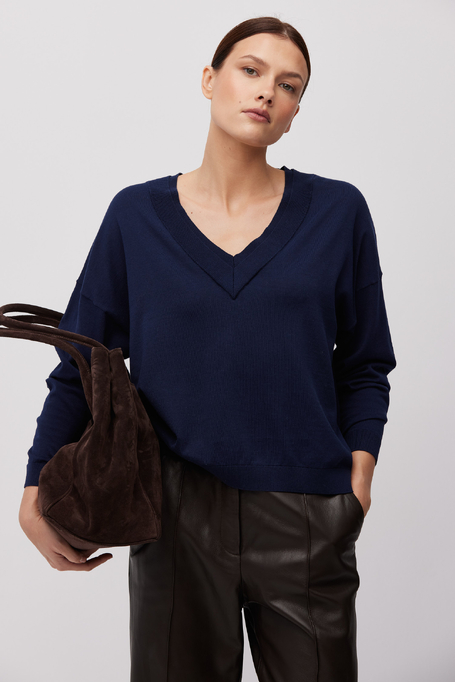 Bluzka z jedwabiem damska - Patrizia Aryton