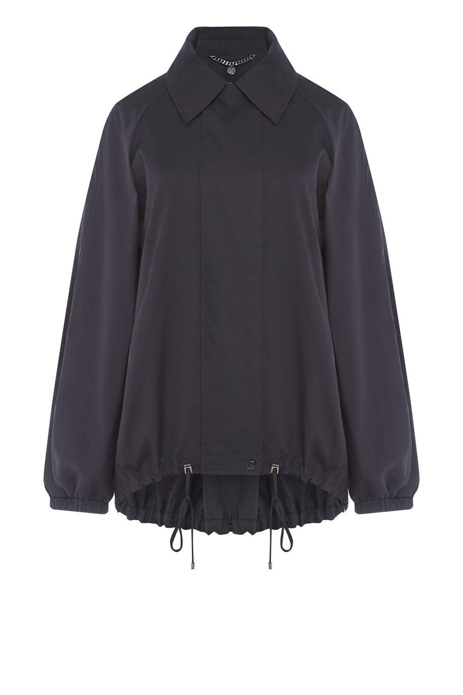 Czarna kurtka bobmerka z jedwabiem Czarna kurtka bobmerka z jedwabiem