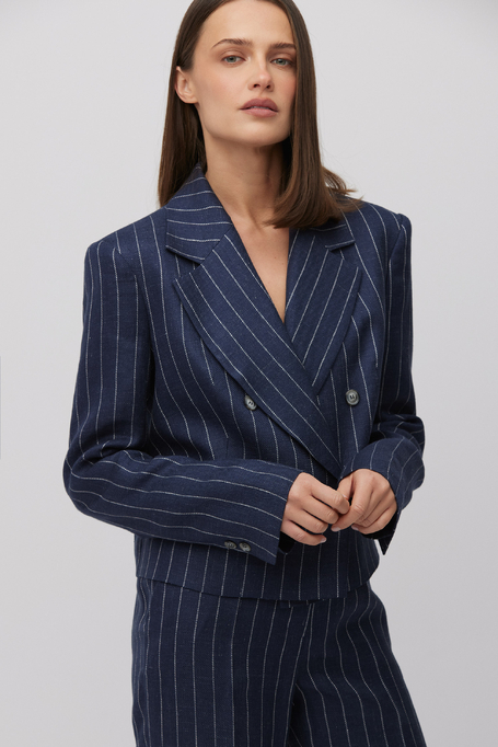 Granatowy żakiet w tenis damski - Patrizia Aryton