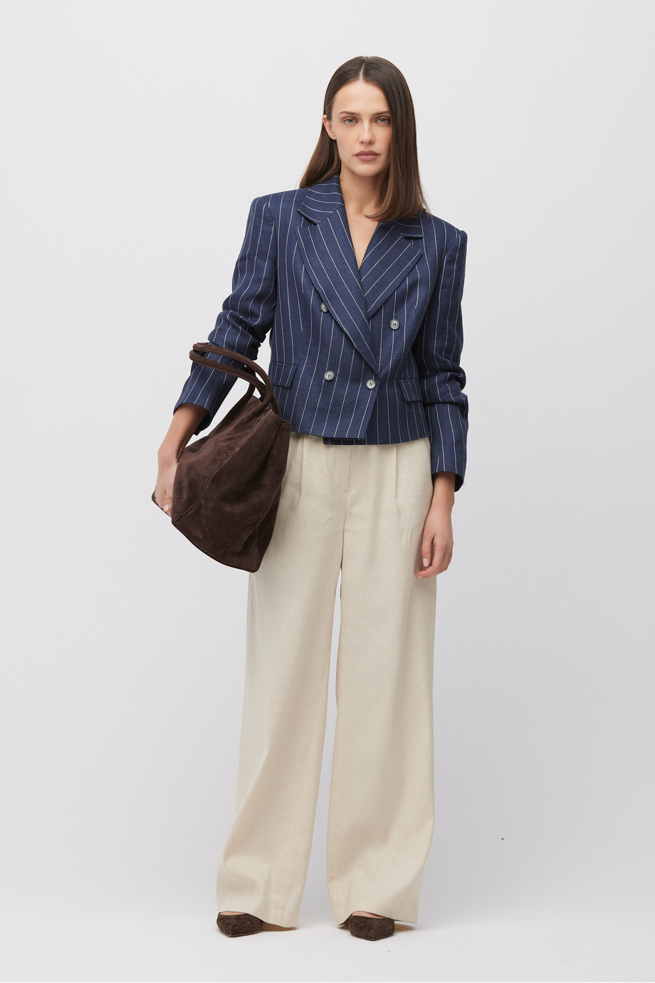 Granatowy żakiet w tenis damski - Patrizia Aryton Granatowy żakiet w tenis damski - Patrizia Aryton