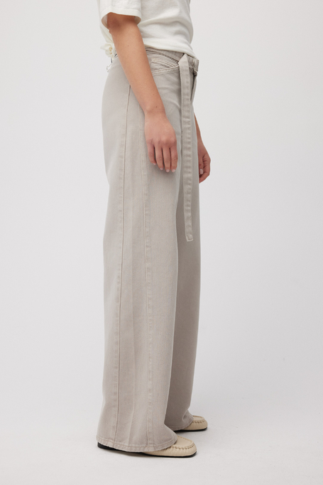 Szerokie spodnie jeansowe damskie - Patrizia Aryton Szerokie spodnie jeansowe damskie - Patrizia Aryton