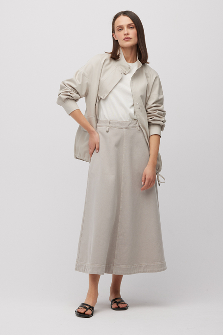 Szara spódnica jeans z lyocellem - Patrizia Aryton