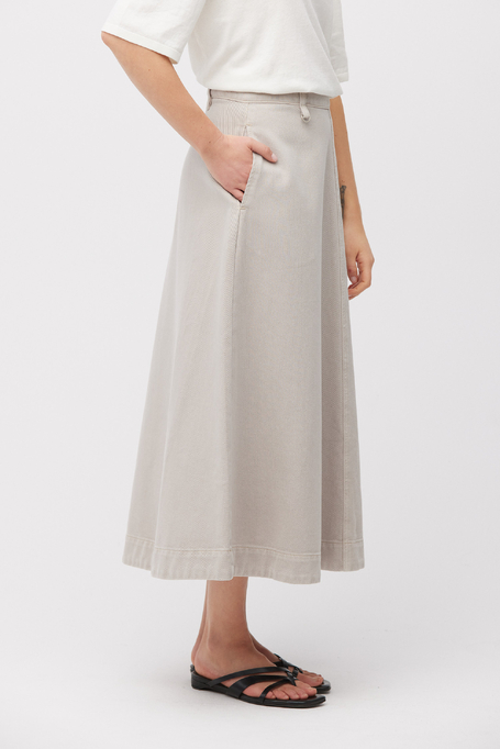 Szara spódnica jeans z lyocellem - Patrizia Aryton