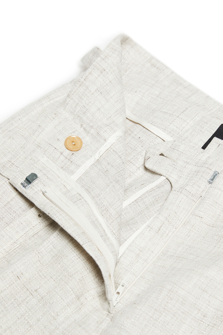 Szerokie beżowe spodnie do garnituru damskie - Patrizia Aryton Szerokie beżowe spodnie do garnituru damskie - Patrizia Aryton