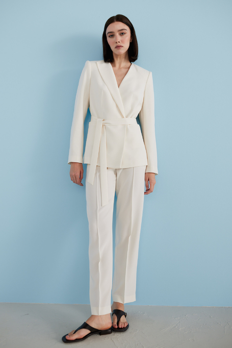 Beżowe spodnie Lotto do garnituru