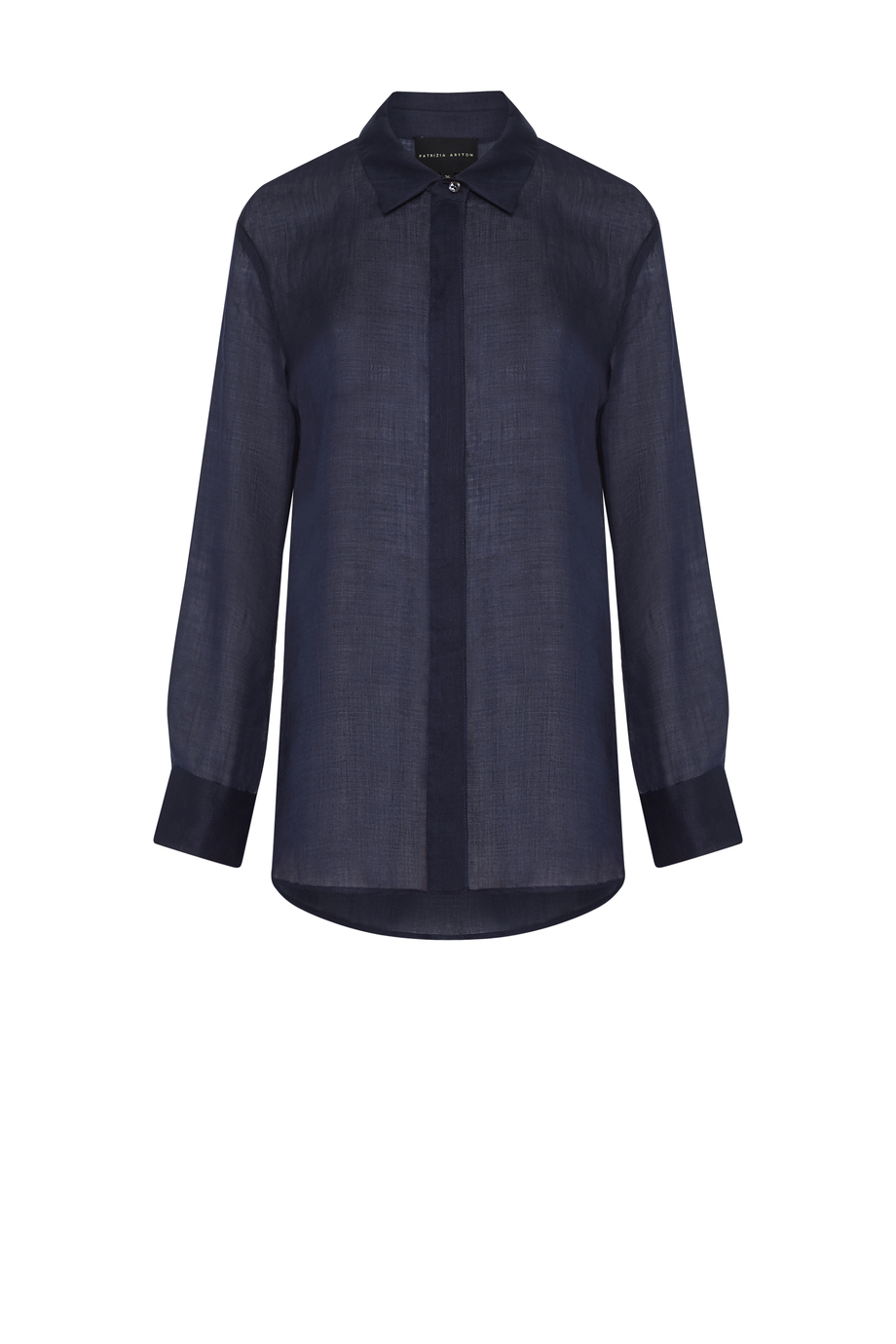 Granatowa koszula z ramii Granatowa koszula z ramii