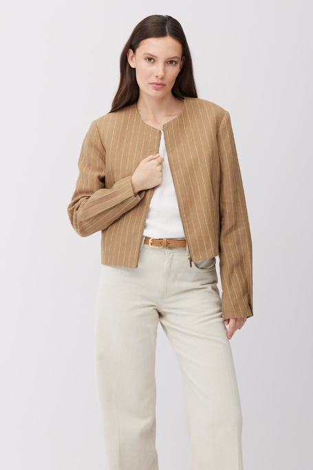 Pudełkowy żakiet w tenis damski - Patrizia Aryton