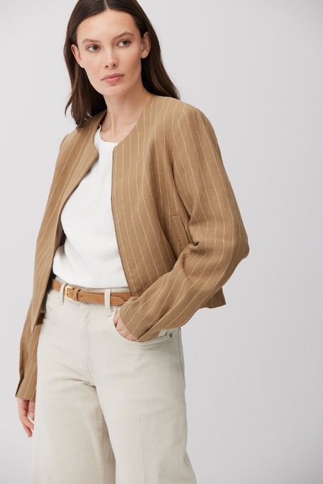 Pudełkowy żakiet w tenis damski - Patrizia Aryton