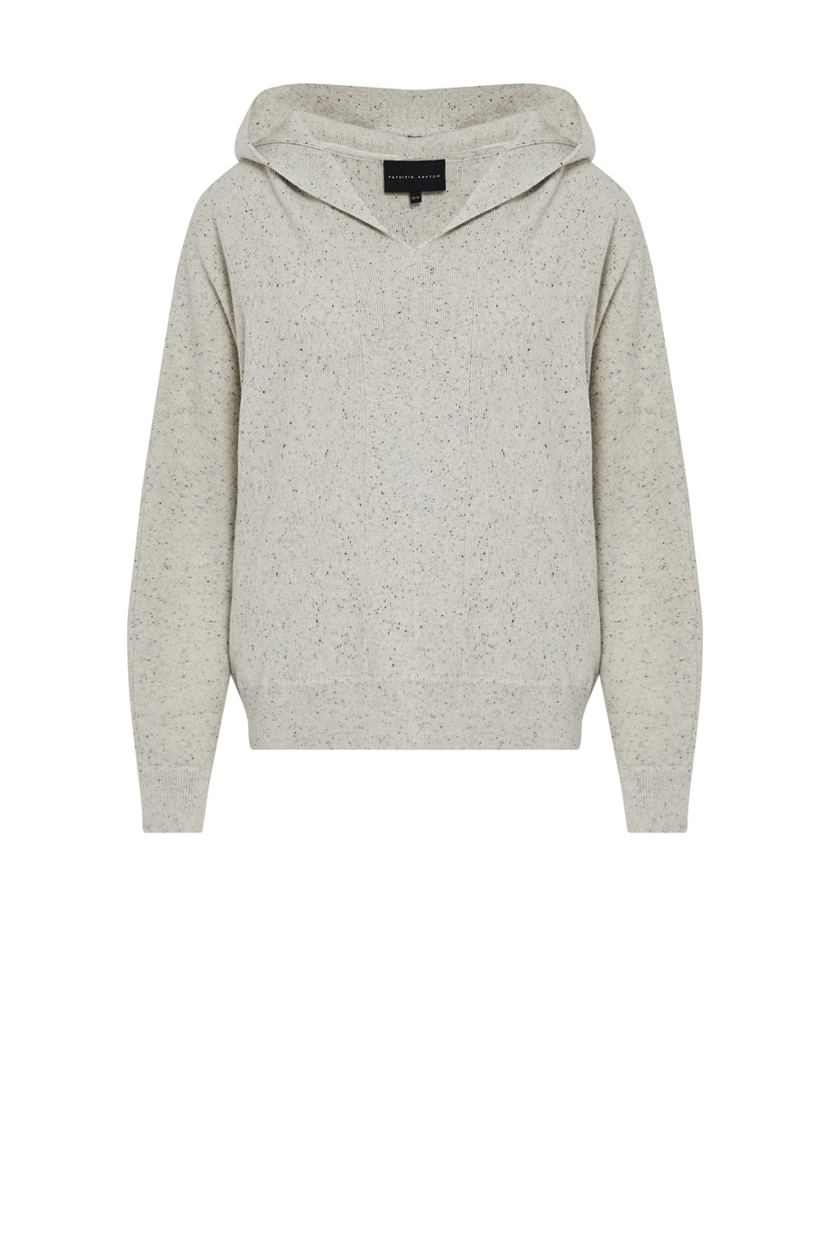 Beżowy sweter z wełny z kapturem Beżowy sweter z wełny z kapturem