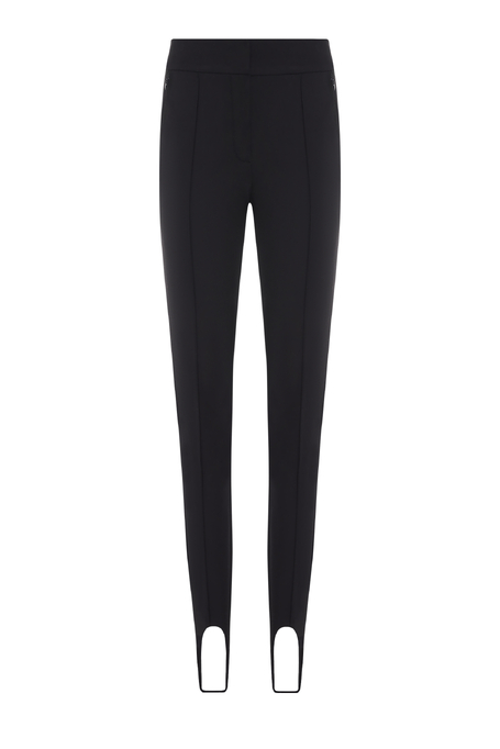 Czarne spodnie legginsy damskie - Patrizia Aryton Czarne spodnie legginsy damskie - Patrizia Aryton